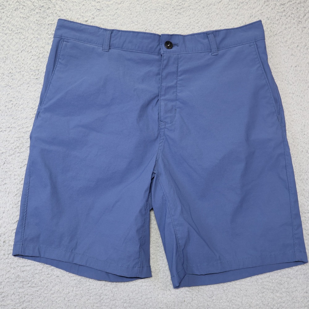 The North Face Mens Blue Hiking Shorts Size 36 Stretch Nylon Outdoor Casual